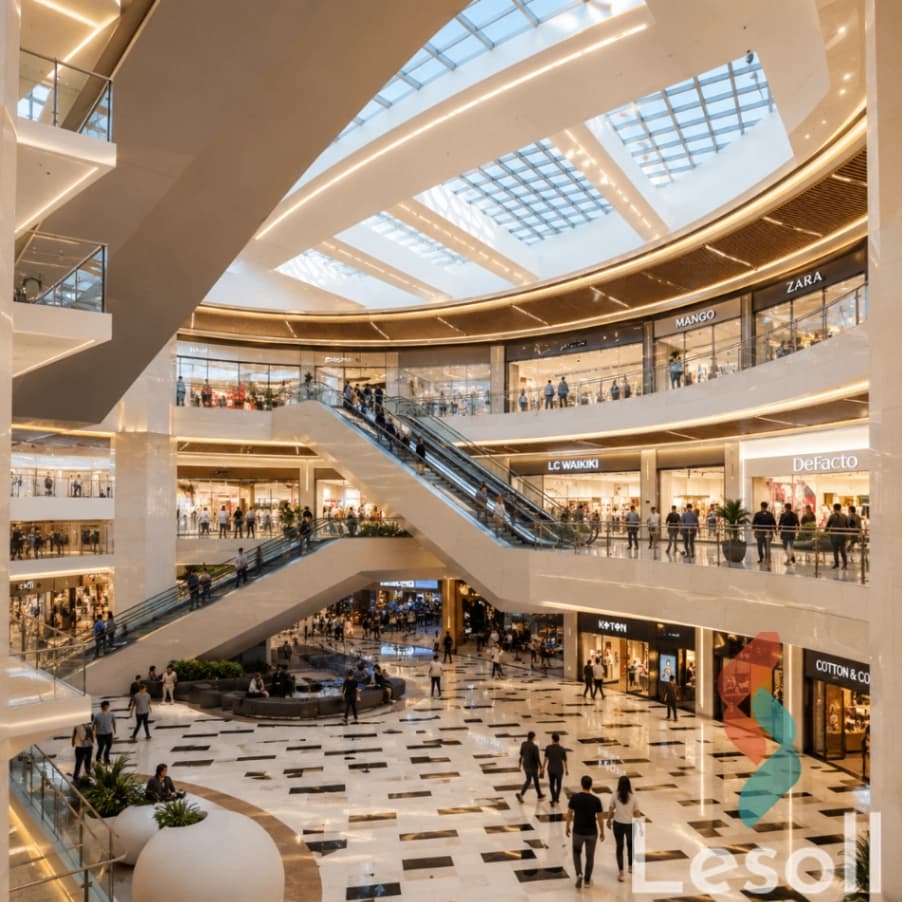محل تجاري للبيع في Plaza Mall مدينة بدر | 20م بالدور الأرضي ومقدم 25% - صورة 3