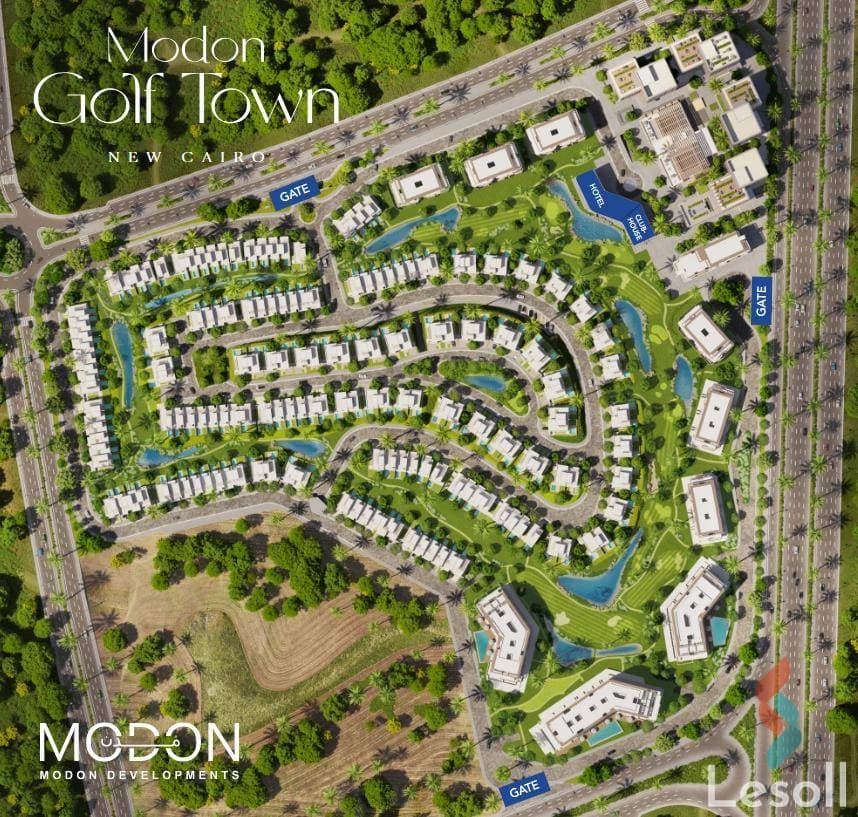 Apartment for Sale | Spacious Garden with Pool View in Golf Town – 6th Settlement - Image 3