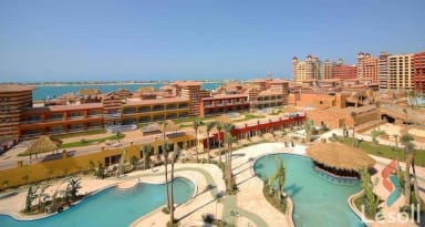 شالية للايجار اليومي بمساحة 88 متر و غرفتان في مارينا الاسكندرية