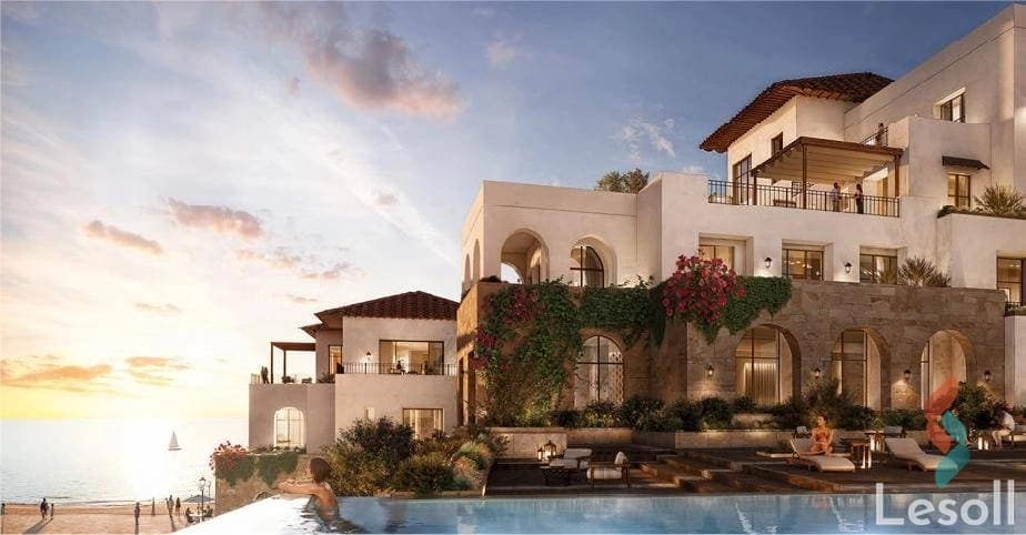 شاليه للبيع في هاسيندا رأس الحكمة | 170م² + رووف 130م² | تشطيب كامل | مقدم 5% - صورة 3