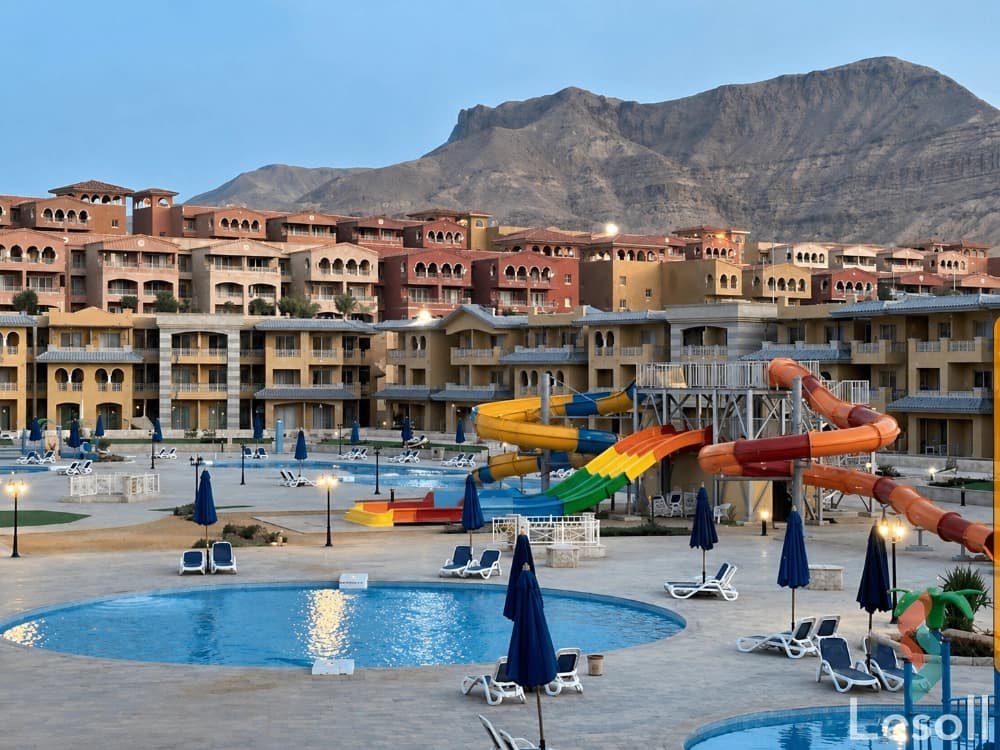 Daily Rental Chalet in Porto Sokhna – Caribbean | 60 SQM with Pool and Aqua Park Views Daily Rental Chalet in Porto Sokhna – Caribbean | 60 SQM with Pool and Aqua Park Views