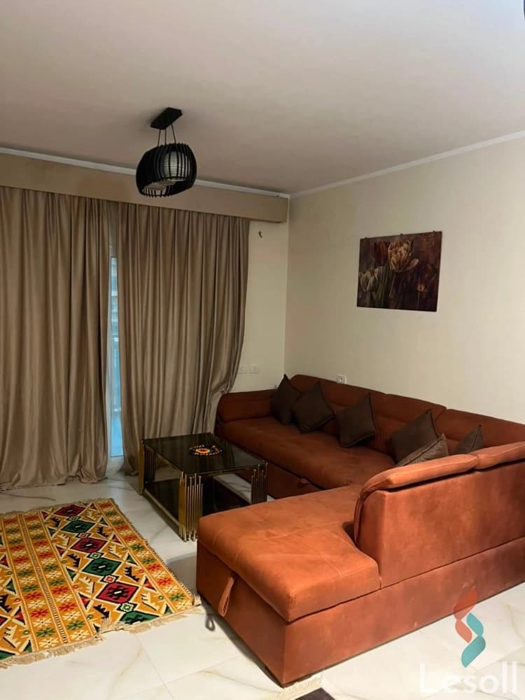 شاليه مفروش للإيجار في داون تاون العلمين الجديدة | 160 م² | غرفتان | فرش فندقي | حمام سباحة - الصورة الرئيسية