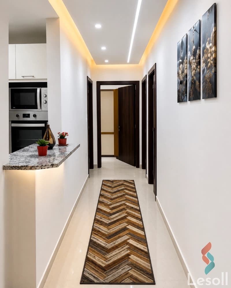 شقة فندقية مفروشة وحديثة |بغرفتين للإيجار في المهندسين | شارع وادي النيل - صورة 3