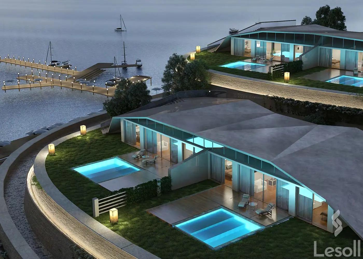 توين هاوس للبيع بمساحة 140 متر و 3 غرف في العين السخنة السويس