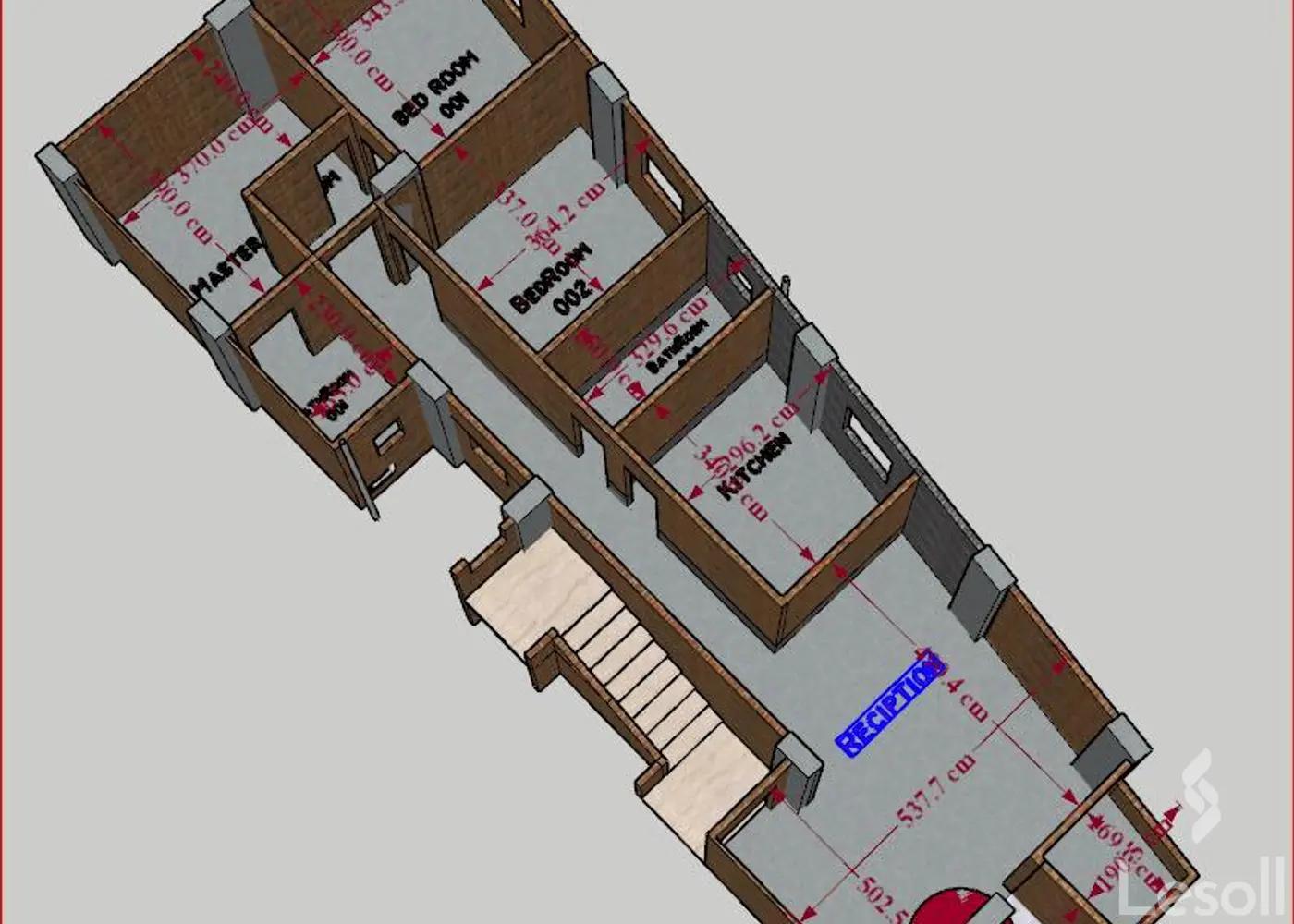 شقة للبيع بمساحة 145 متر و 3 غرف في مدينة بدر القاهرة - صورة 4