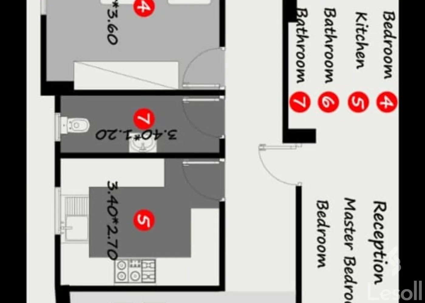 شقة للبيع بمساحة 145 متر و 3 غرف في مدينة بدر القاهرة - كل الصور