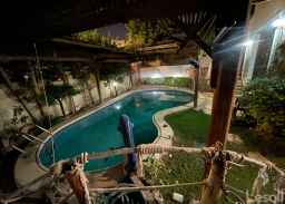 دوبلكس مفروش للايجار بجاردن وحمام سباحه في كمبوند حدائق المهندسين مدينة الشيخ زايد