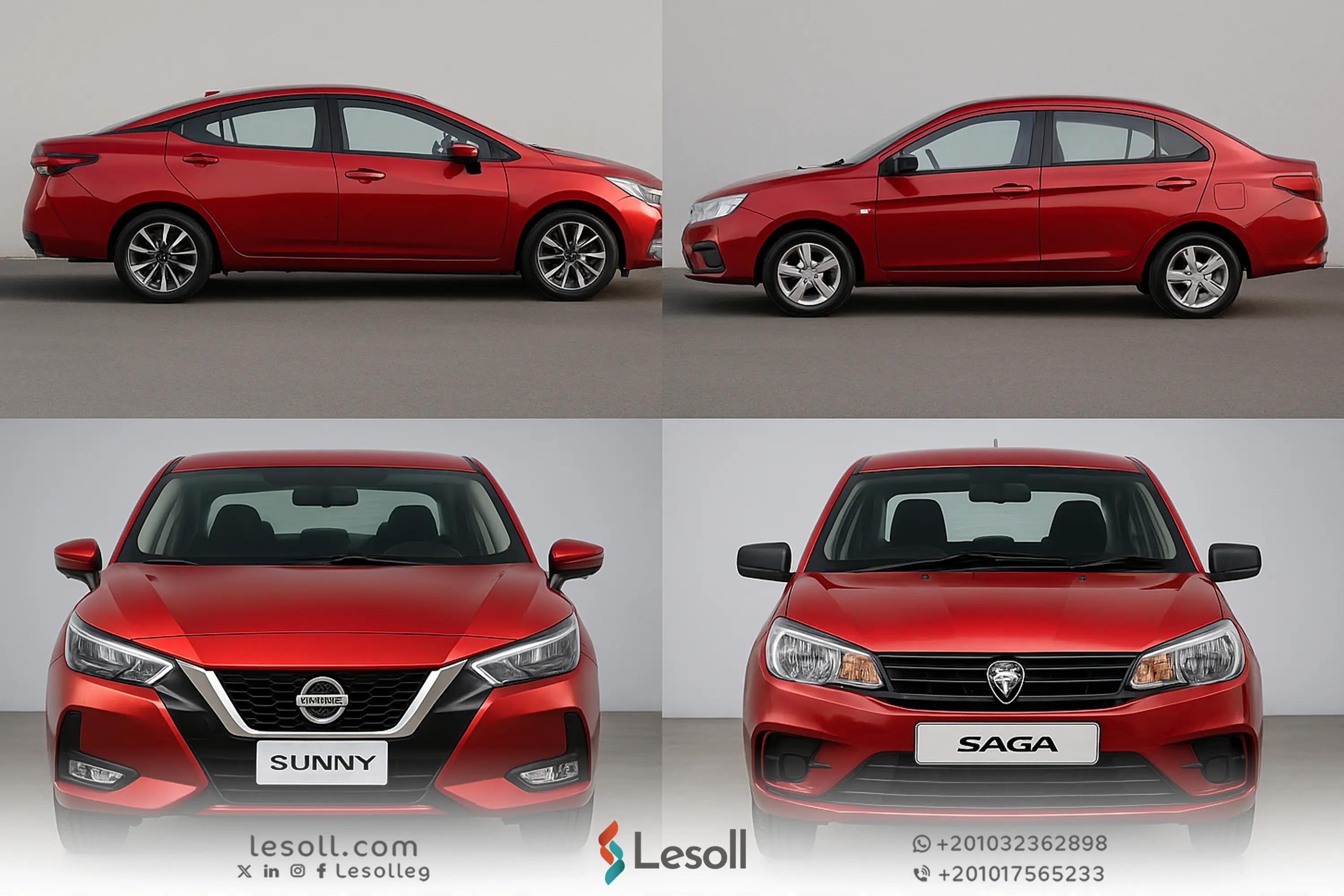 صورة مقالة: مقارنة بين نيسان صني وبروتون ساجا موديل 2026.. أيهما تفضل